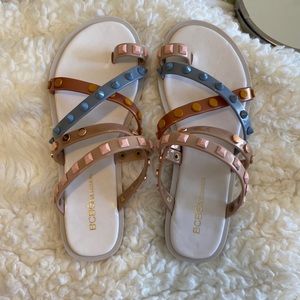 BCBG GENERATION JELLY STUD SANDAL